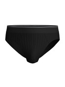 Herren - Mini-Slip, Elastikbund aus Baumwolle in Schwarz, Einfarbig aus Serie Pure & Style von CALIDA