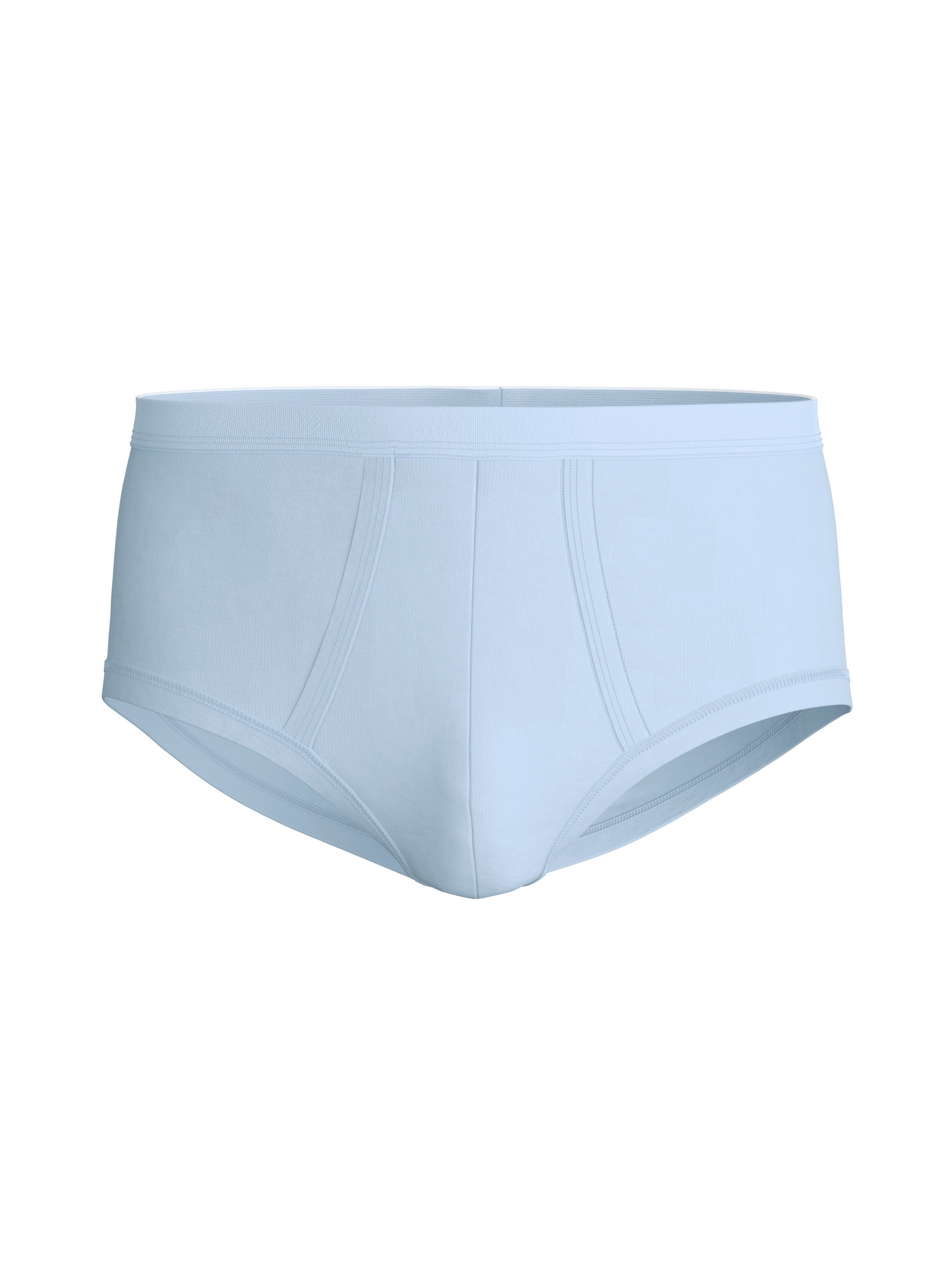 Herren - Slip mit Eingriff und Elastikbund aus 100% Baumwolle in Blau, Einfarbig aus Serie Twisted Cotton von CALIDA