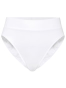Women - Brief, high waist made of Cotton in White, Unicoloured, from the Elastic series by CALIDA