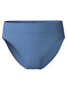 Femme - Culotte taille haute en Coton de couleur Bleu, Unicolore, de la série Elastic de CALIDA