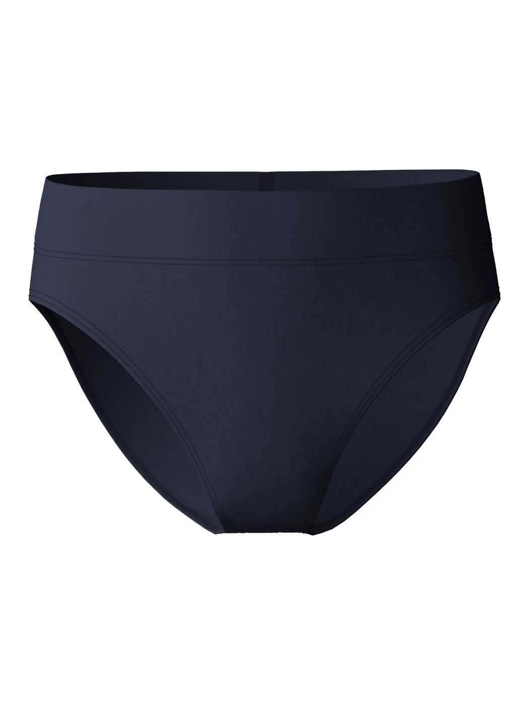 Women - Brief, high waist made of Cotton in Blue, Unicoloured, from the Elastic series by CALIDA