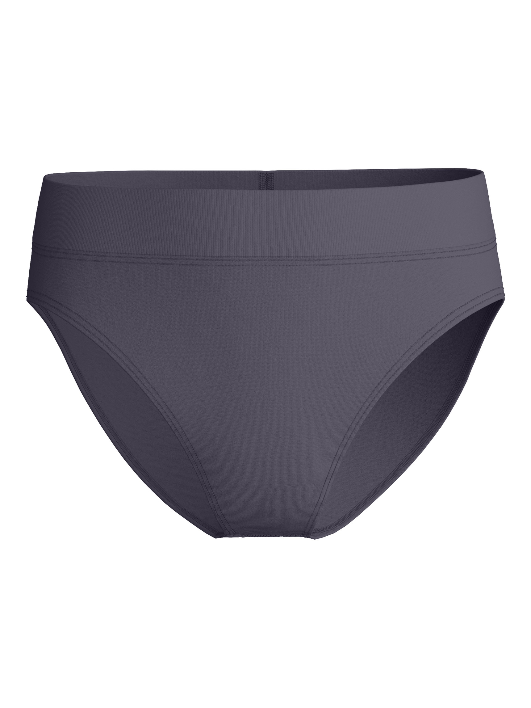 Donna - Slip, high waist in Cotone di colore Grigio, Tinta unita, della serie Elastic di CALIDA