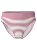 Femme - Culotte taille haute en Coton de couleur Rose, Rayée, de la série Elastic de CALIDA