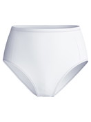 Femme - Culotte taille haute en Polyamide de couleur Blanc, Unicolore, de la série Sleek Skin de CALIDA