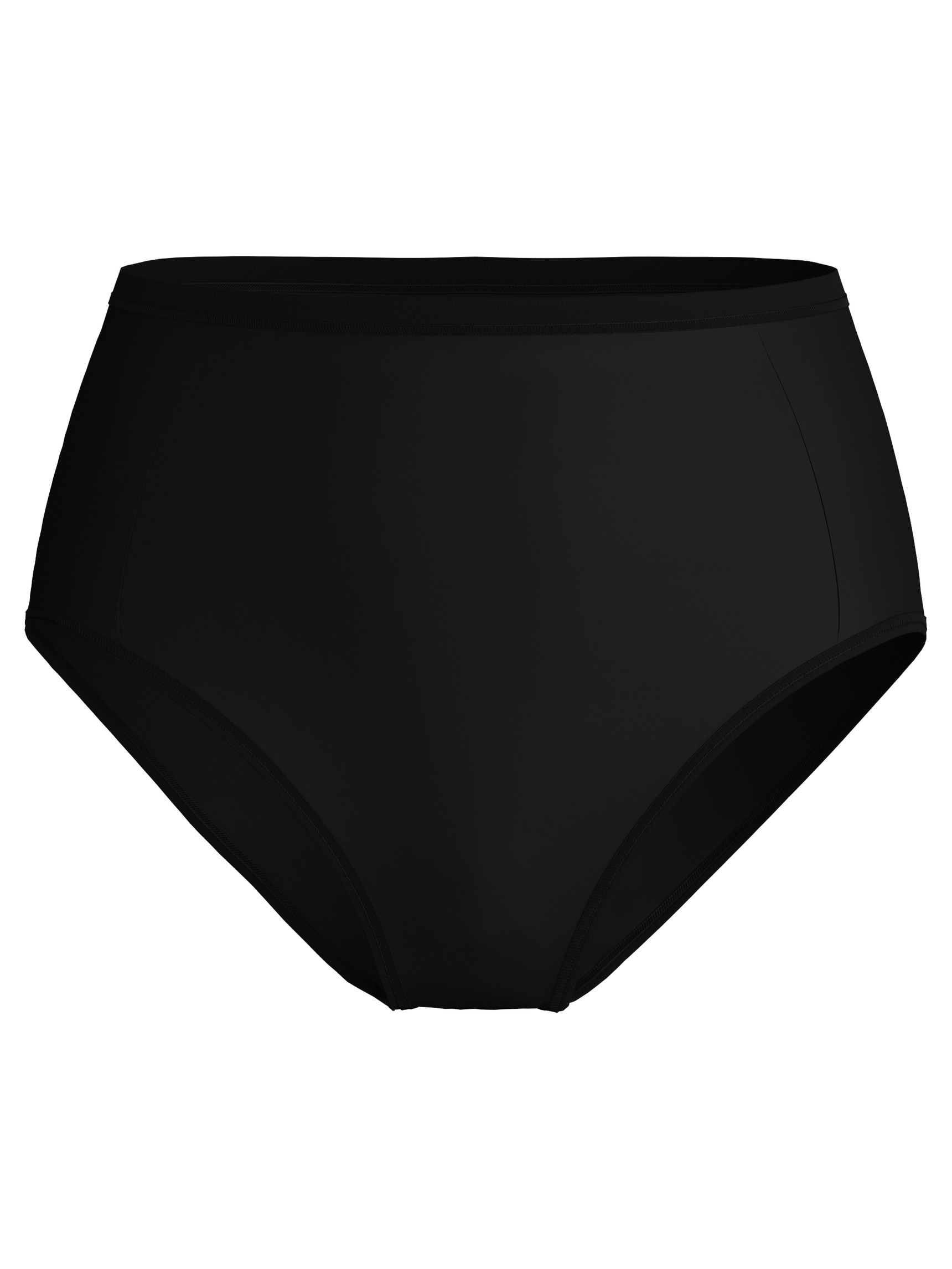 Femme - Culotte taille haute en Polyamide de couleur Noir, Unicolore, de la série Sleek Skin de CALIDA