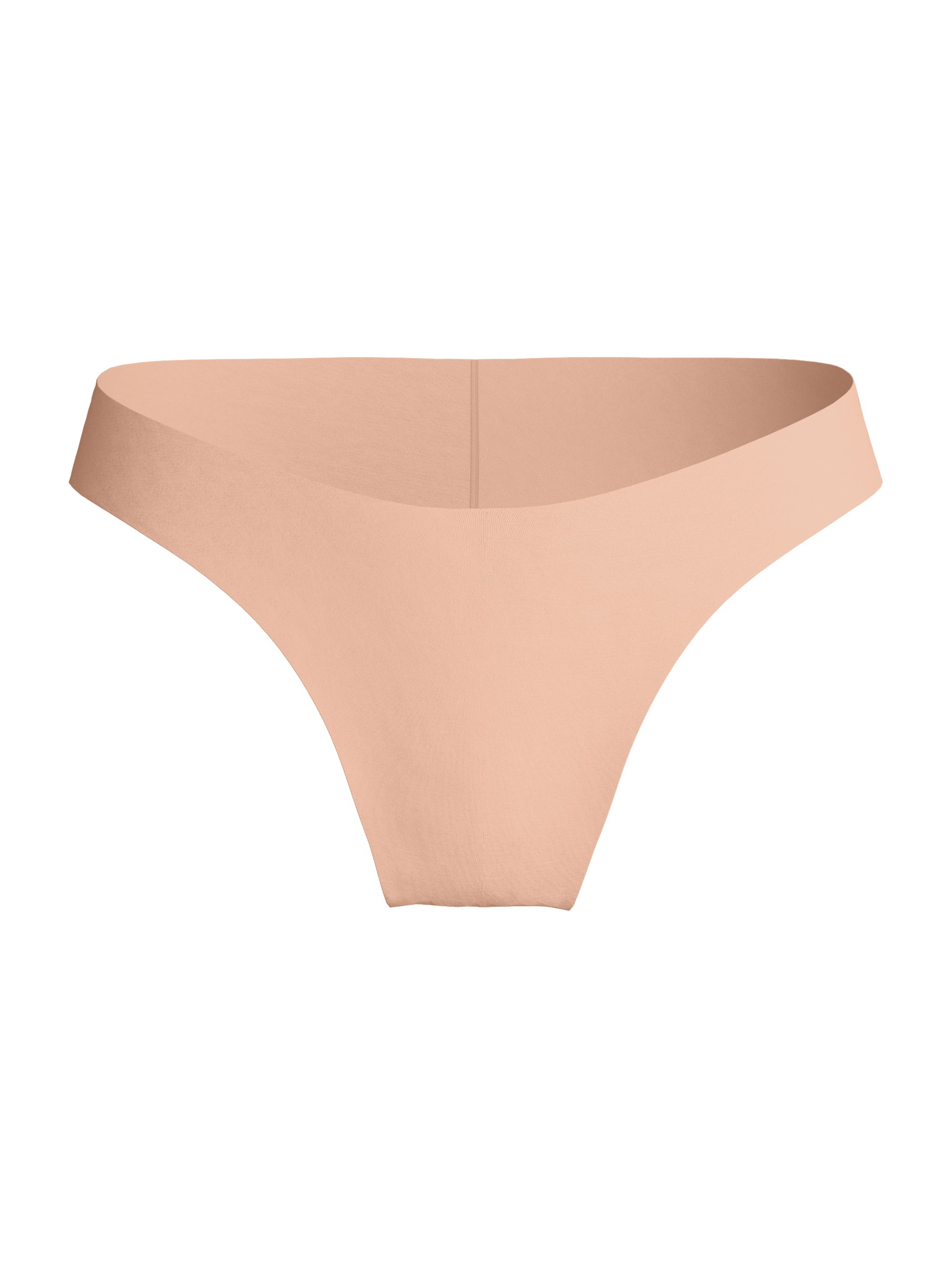 Femme - Slip brésilien sans couture en Modal de couleur Rose, Unicolore, de la série Natural Skin de CALIDA