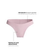 Femme - Slip brésilien sans couture en Modal de couleur Violet, Unicolore, de la série Natural Skin de CALIDA