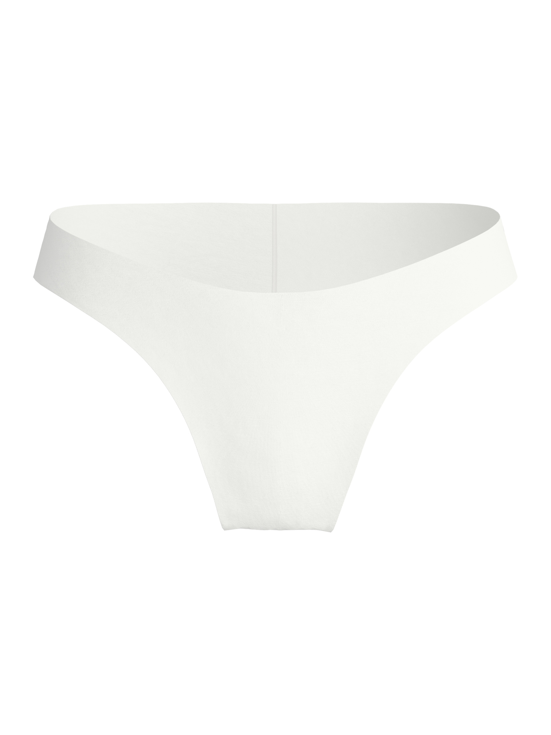 Damen - Seamless Brazilian Slip aus Modal in Weiß, Einfarbig aus Serie Natural Skin von CALIDA