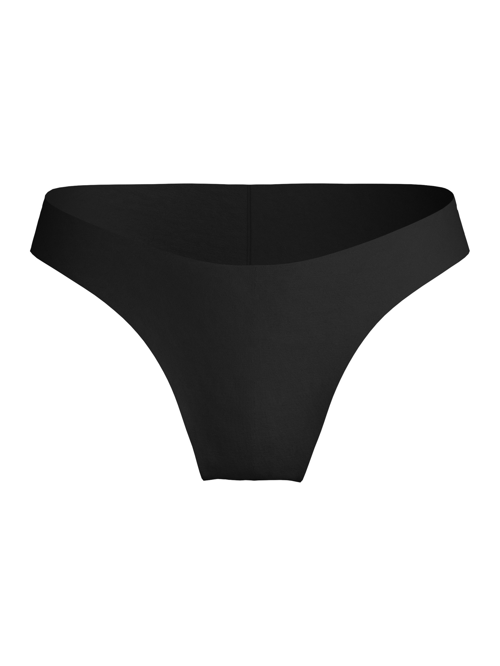 Women - Seamless Brazilian Brief made of Modal in Black, Unicoloured, from the Natural Skin series by CALIDA
