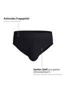 Herren - Slip aus TENCEL™ in Schwarz, Einfarbig aus Serie Natural Cooling von CALIDA