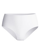 Women - Seamless Clean-Cut Midi Brief made of Polyamide in White, Unicoloured, from the Sleek Skin series by CALIDA