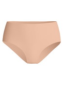 Women - Seamless Clean-Cut Midi Brief made of Polyamide in Beige, Unicoloured, from the Sleek Skin series by CALIDA