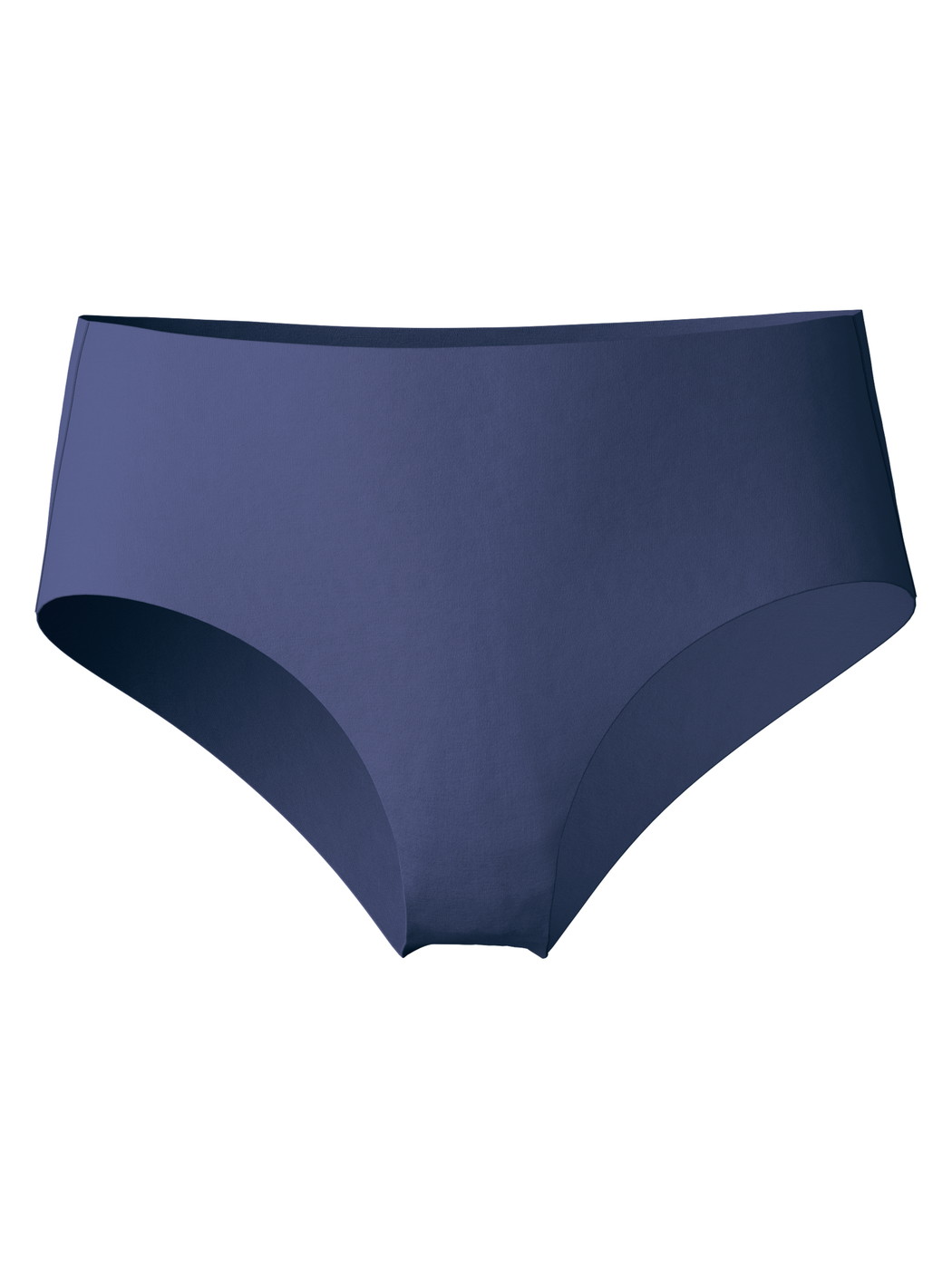 Damen - Seamless-Midi-Slip aus Modal in Blau, Einfarbig aus Serie Natural Skin von CALIDA