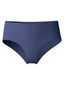 Damen - Seamless-Midi-Slip aus Modal in Blau, Einfarbig aus Serie Natural Skin von CALIDA