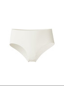 Damen - Seamless-Midi-Slip aus Modal in Weiß, Einfarbig aus Serie Natural Skin von CALIDA
