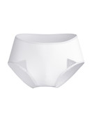 Women - Mid-rise briefs made of 100% Cotton in White, Lace, from the Cotton Desire series by CALIDA