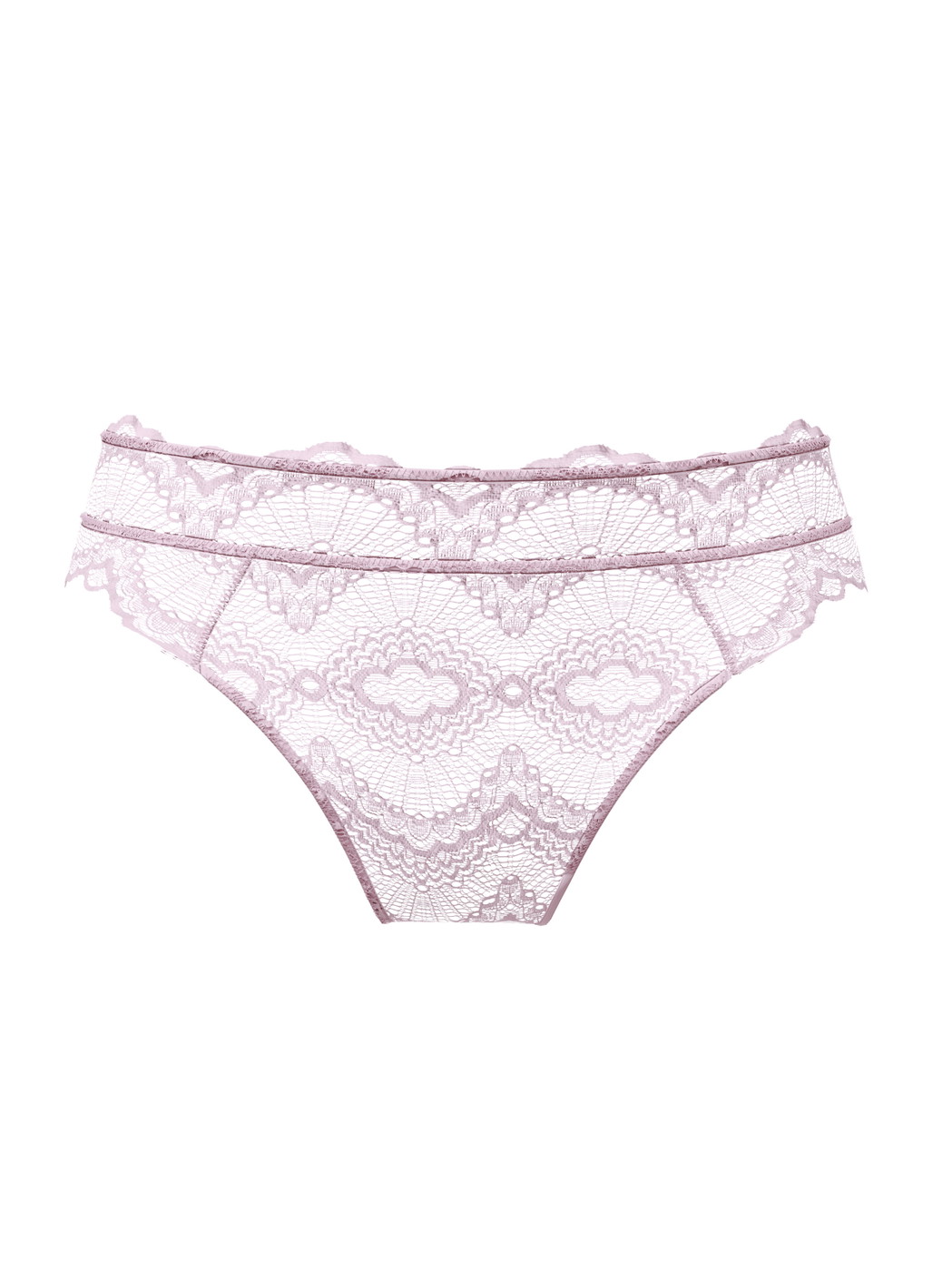 Damen - Slip, high waist aus Polyamid in Violett, Spitze aus Serie Love Lace von CALIDA