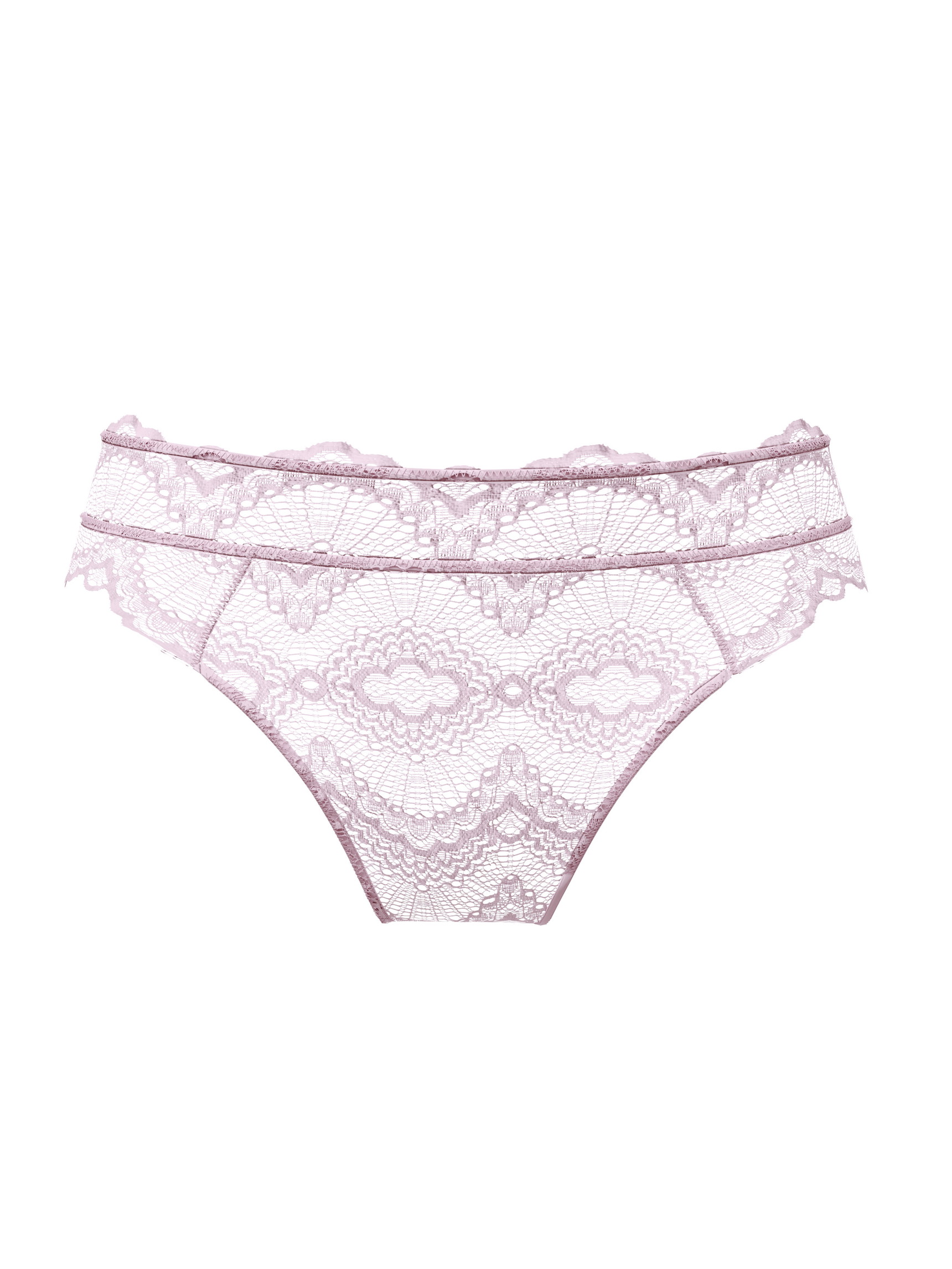 Women - Brief, high waist made of Polyamide in Purple, Lace, from the Love Lace series by CALIDA