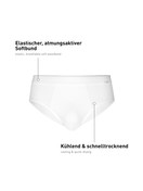 Herren - Slip mit Softbund aus Lyocell in Weiß, Einfarbig aus Serie Focus von CALIDA
