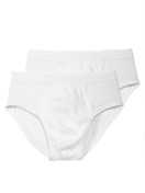 Multipack Herren - Slip, 2er-Pack aus 100% Baumwolle in Weiß, Einfarbig aus Serie Natural Benefit von CALIDA