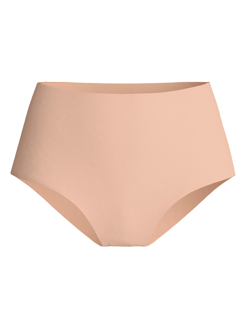Femme - Slip taille haute sans couture en Modal de couleur Rose, Unicolore, de la série Natural Skin de CALIDA