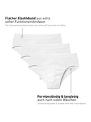 Herren - Slip, 3er-Pack aus Baumwolle in Weiß, Einfarbig aus Serie Natural Benefit von CALIDA