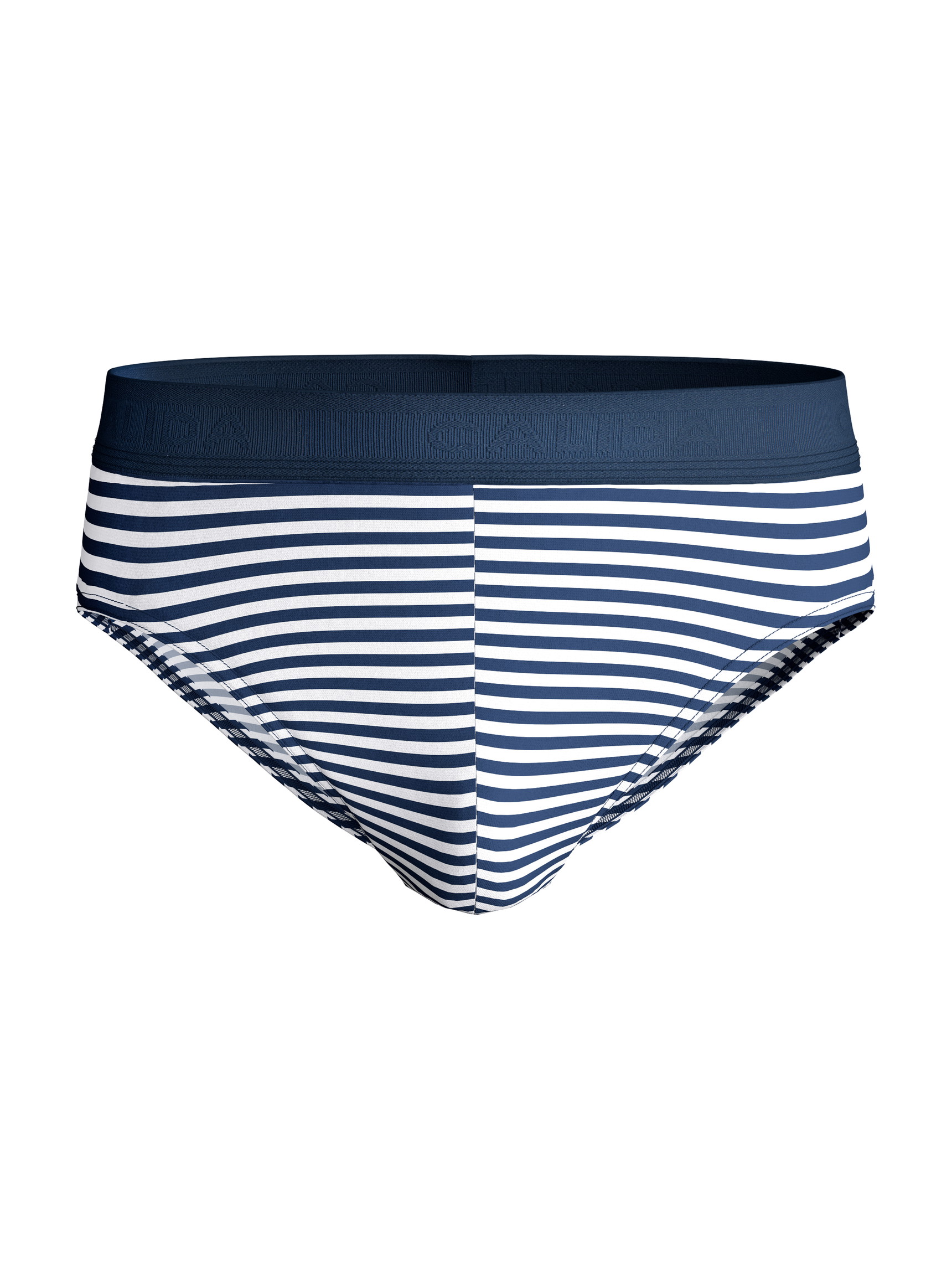 Men - Brief made of Cotton in Blue, Striped, from the Grafic Cotton series by CALIDA