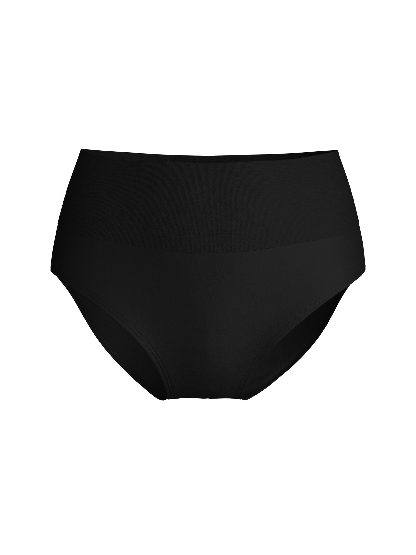 Donna - Slip modellante in Poliammide di colore Nero, Tinta unita, della serie Seamless Shape di CALIDA