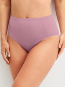 Women model is wearing Brief made of Polyamide in Pink, Unicoloured from the Eco Sense Special series by CALIDA, Front view
