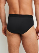 Men model is wearing  made of Polyamide in Black, Unicoloured from the Micro Stretch series by CALIDA, Back view