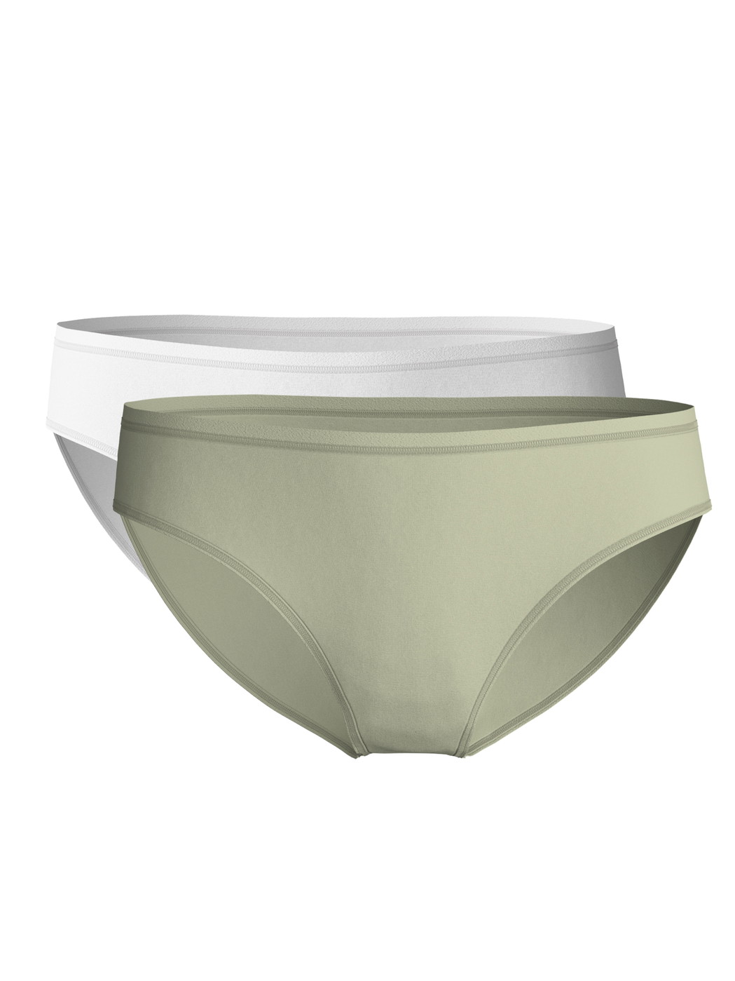 Multipack Damen - Slip, 2er-Pack aus Baumwolle in Grün, Einfarbig aus Serie Benefit Women Spec. von CALIDA