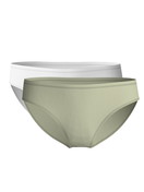 Multipack Damen - Slip, 2er-Pack aus Baumwolle in Grün, Einfarbig aus Serie Benefit Women Spec. von CALIDA