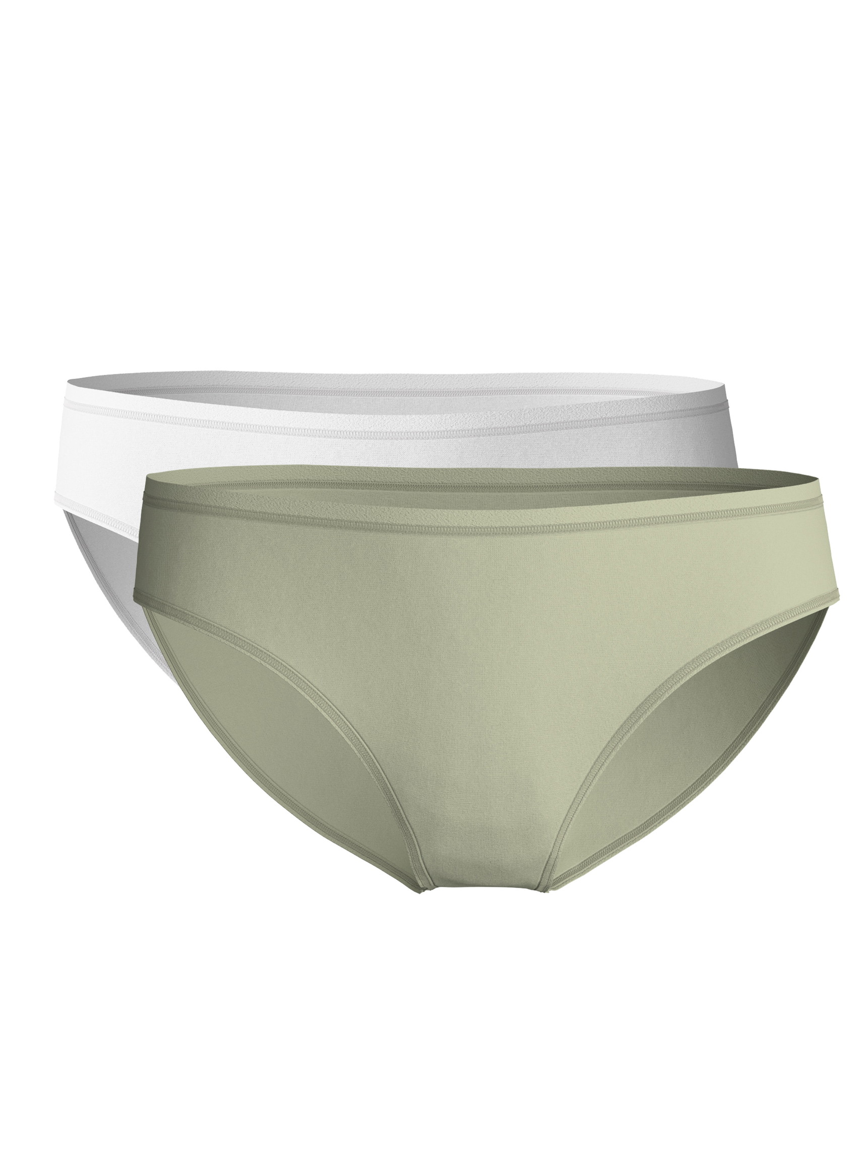Multipack Damen - Slip, 2er-Pack aus Baumwolle in Grün, Einfarbig aus Serie Benefit Women Spec. von CALIDA