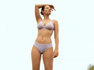 Le mannequin Femme porte le/la Culotte en Coton de couleur Violet, Dentelle, de la série Natural Comfort Lace de CALIDA, Image supplémentaire
