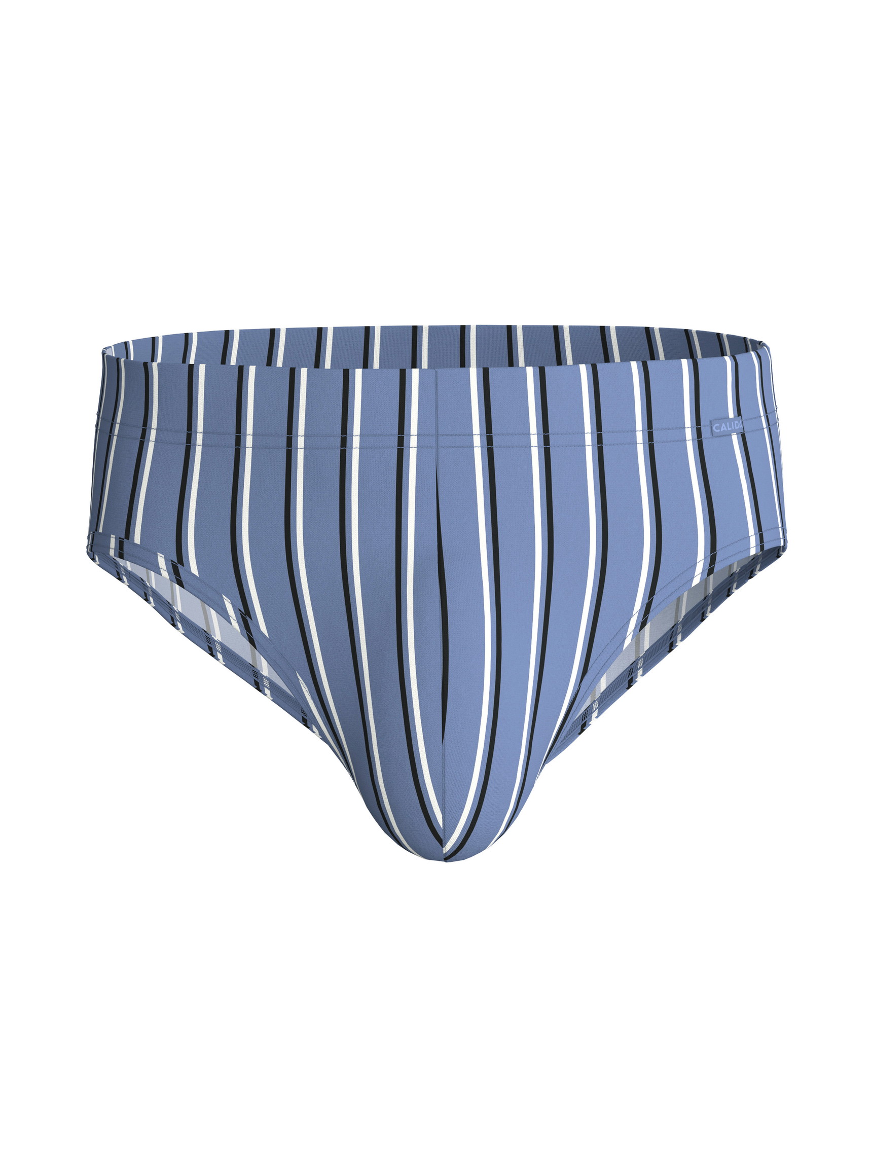 Uomo - Slip in Pima® Cotone di colore Blu, A righe, della serie Grafic Cotton di CALIDA
