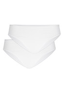 Multipack Damen - Slip, 2er-Pack aus Baumwolle in Weiß, Einfarbig aus Serie Benefit Women von CALIDA