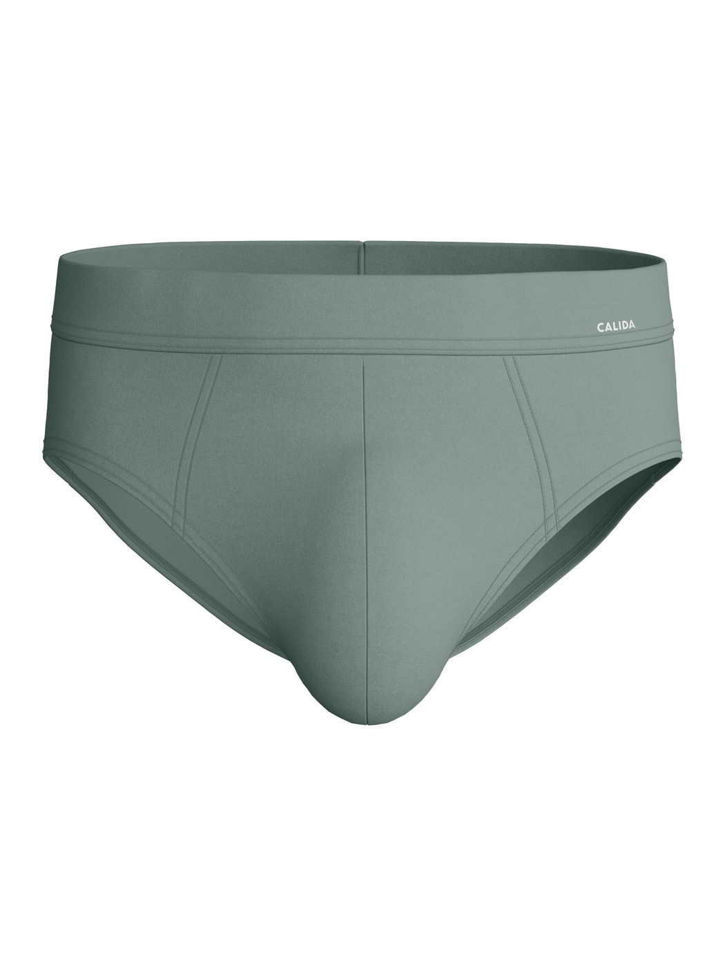 Homme - Slip en Modal de couleur Vert, Unicolore, de la série Balanced Day de CALIDA