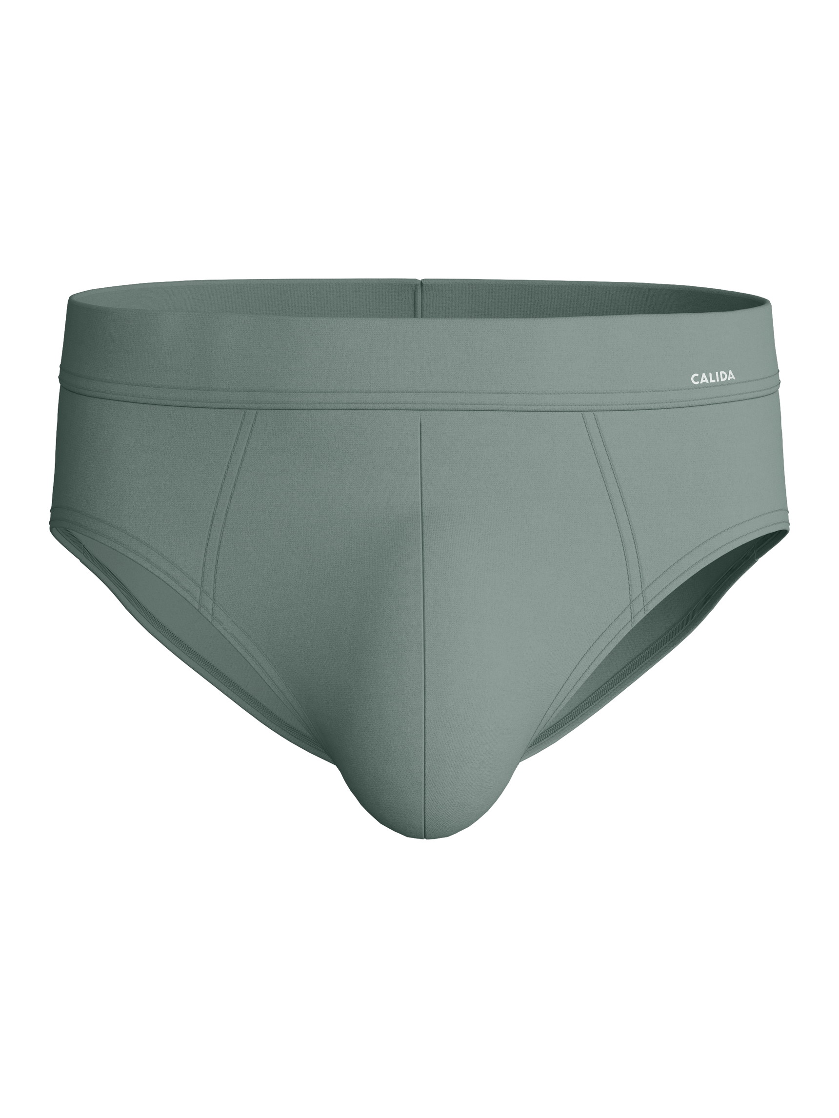 Herren - Slip aus Modal in Grün, Einfarbig aus Serie Balanced Day von CALIDA