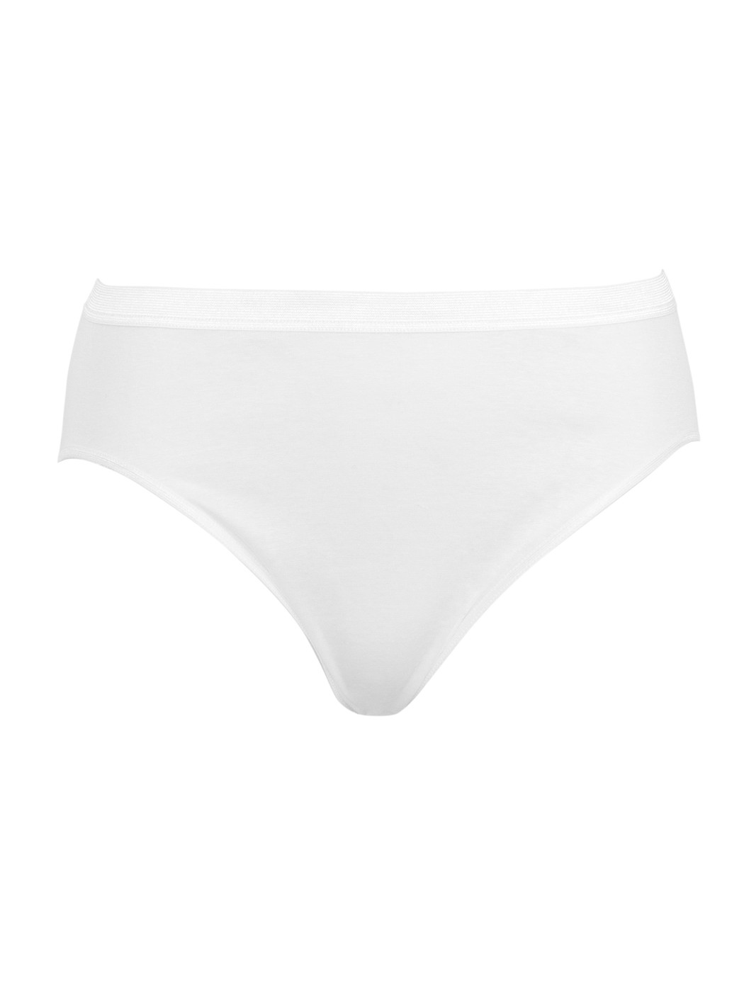 Femme - Culotte en 100% coton de couleur Blanc, Unicolore, de la série Light de CALIDA