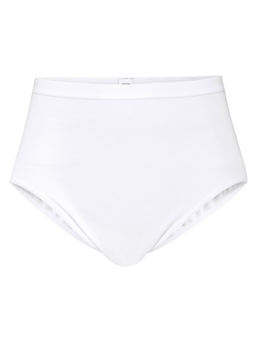 Women - Midi brief made of 100% Cotton in White, Unicoloured, from the Light series by CALIDA