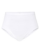 Women - Midi brief made of 100% Cotton in White, Unicoloured, from the Light series by CALIDA