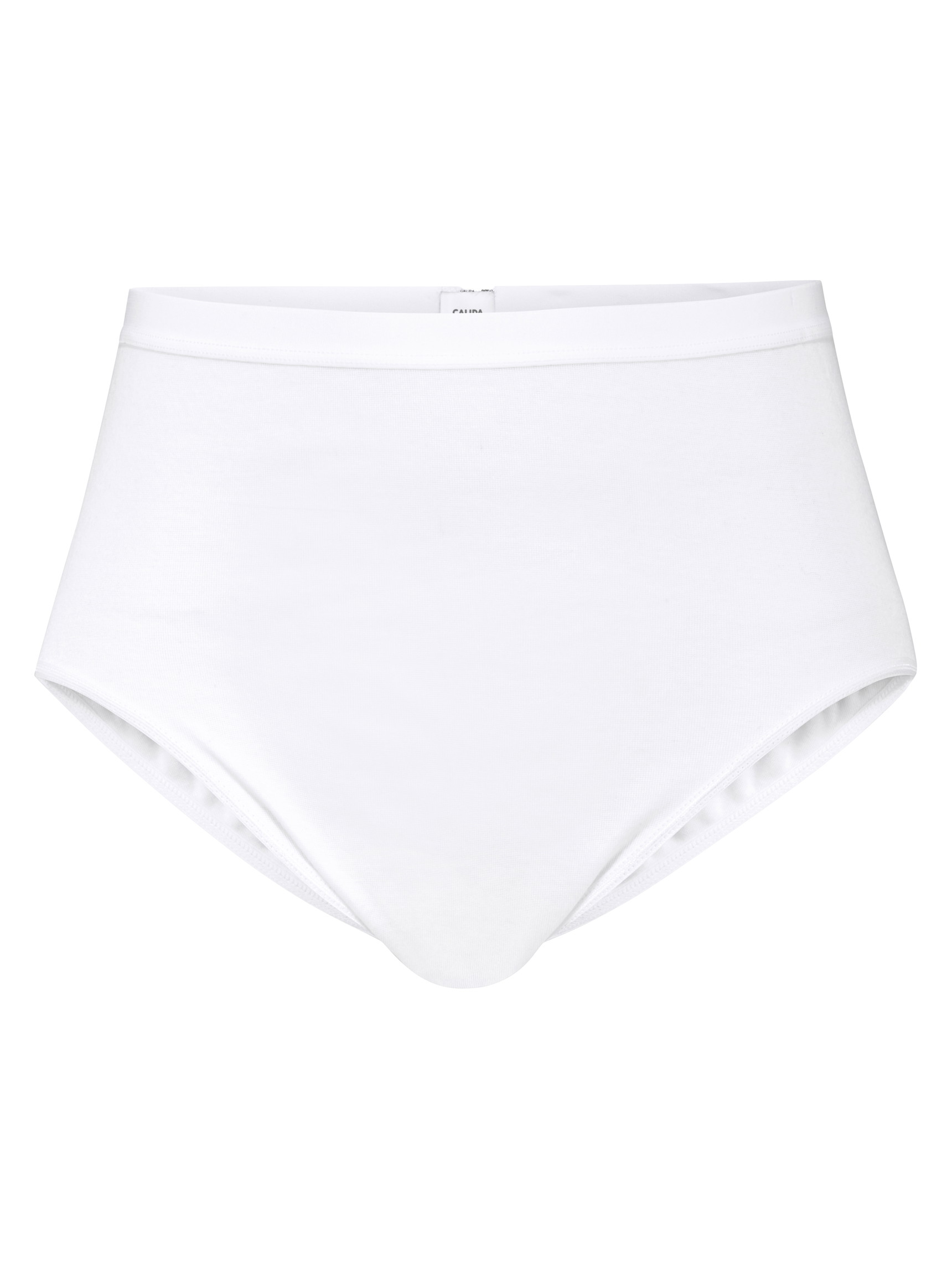 Women - Midi brief made of 100% Cotton in White, Unicoloured, from the Light series by CALIDA
