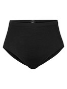 Women - Midi brief made of 100% Cotton in Black, Unicoloured, from the Light series by CALIDA