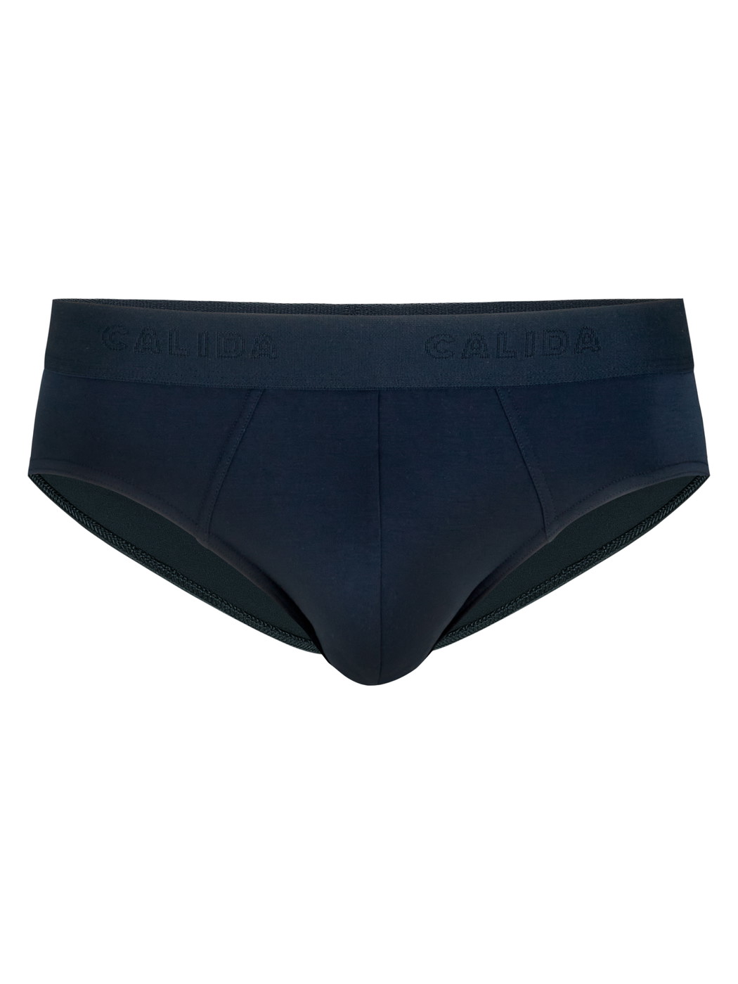 Herren - Slip mit Softbund aus Modal in Blau, Einfarbig aus Serie Clean Line von CALIDA