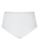 Women - Midi brief made of 100% Cotton in White, Lace, from the Iconics series by CALIDA