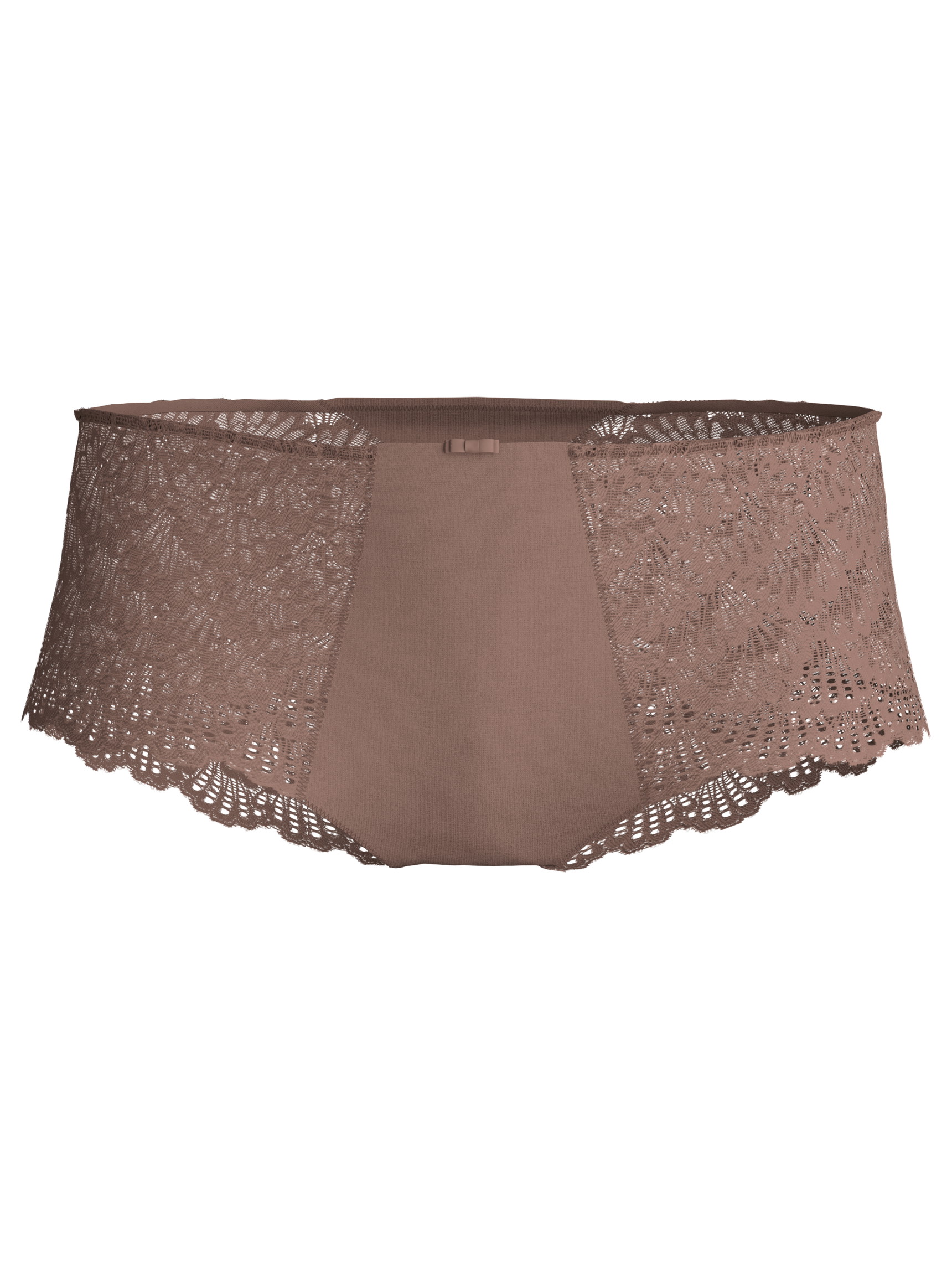 Donna - Panty a vita bassa in Modal di colore Marrone, Pizzo, della serie Modal Sense di CALIDA