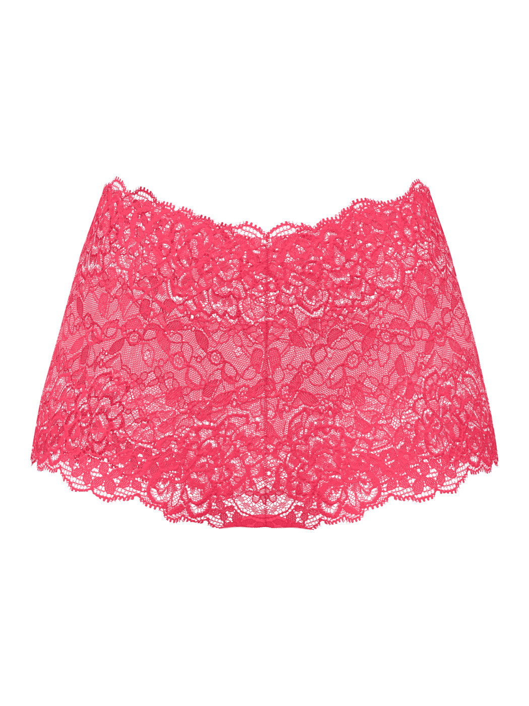 Damen - Highwaist-Panty aus Modal in Rosa, Spitze aus Serie Modal Love von CALIDA