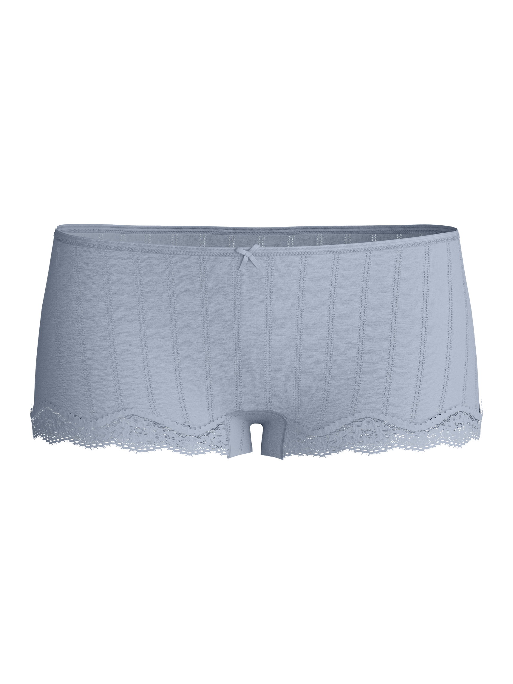 Femme - Panty, taille basse en Coton de couleur Bleu, Dentelle, de la série Etude Toujours de CALIDA