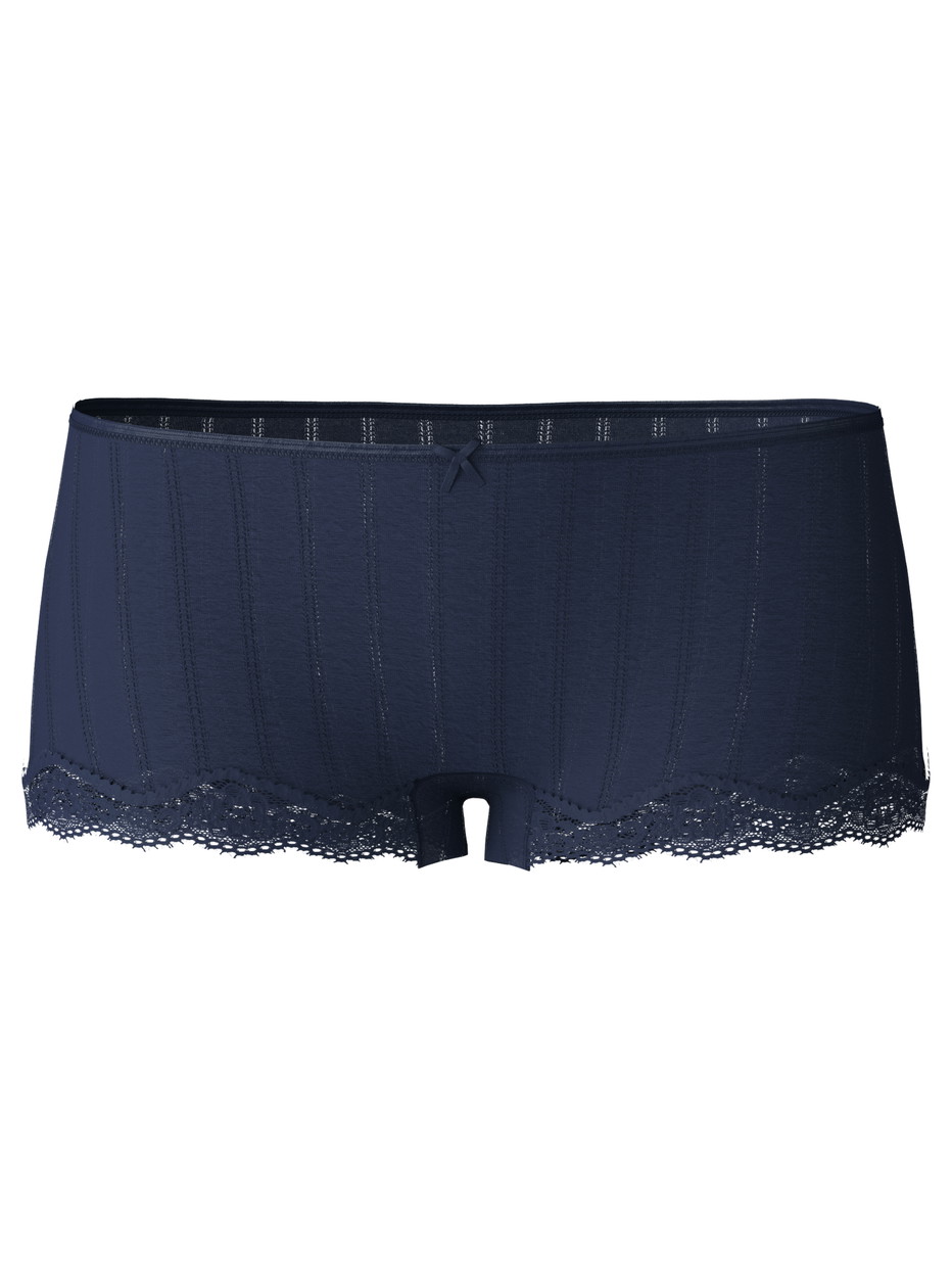 Women - Panty, low cut made of Cotton in Blue, Lace, from the Etude Toujours series by CALIDA