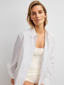 Damen-Model trägt Panty, low cut aus Baumwolle in Beige, Einfarbig aus Serie Etude Toujours von CALIDA, Zusatzbild